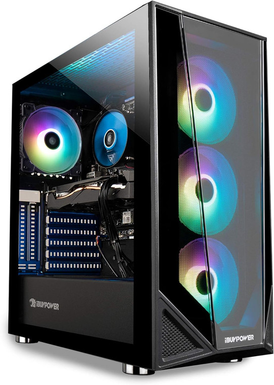 iBUYPOWER Ryzen 5 3600 8GB 480GB SSD GTX 1650 4GB Win11 Gaming Desktop PC