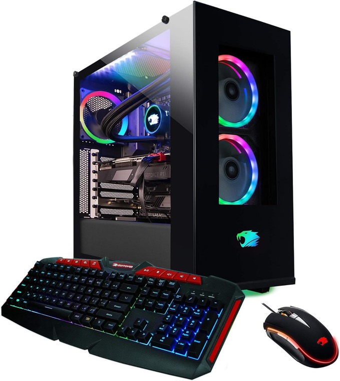 iBUYPOWER i7-10700K 16GB 480GB SSD 1TB HDD RTX 2080 SUPER Win10 Desktop PC