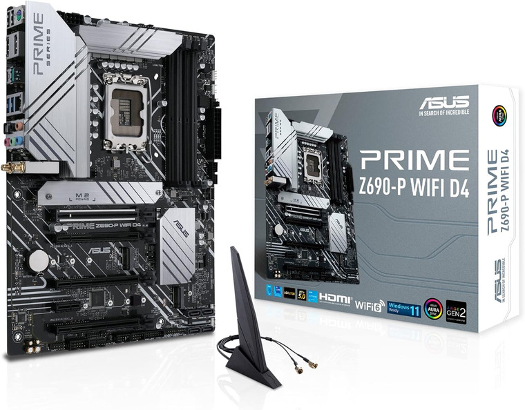 ASUS PRIME Z690-P WIFI D4 Intel LGA 1700 Intel Z690 ATX M.2 Desktop Motherboard