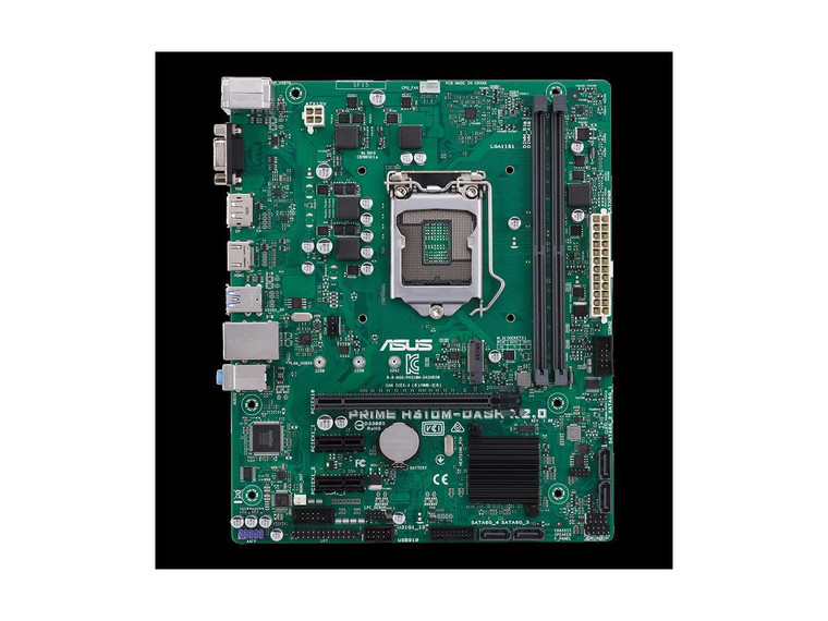 ASUS PRIME H310M-DASH R2.0 Intel LGA 1151 H310 EATX Desktop Motherboard A