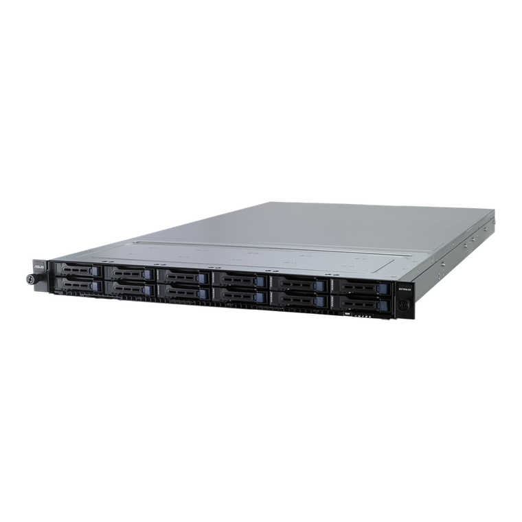 RS700A-E9-RS12 AMD EPYC™ platform 1U server with 12 2.5" storage bays
