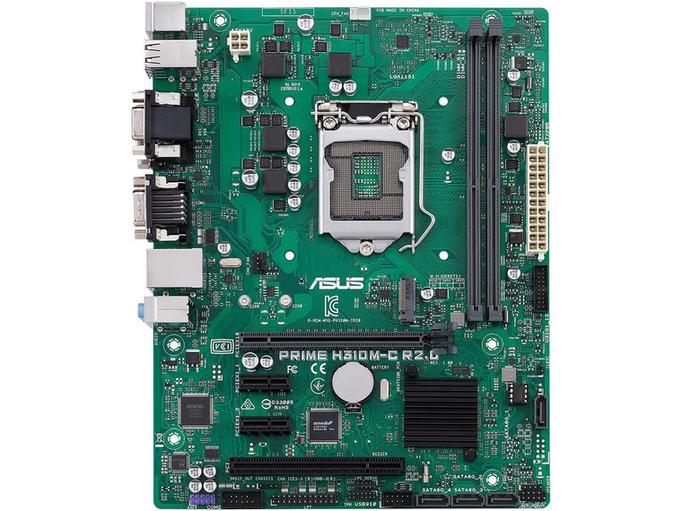 ASUS PRIME H310M-C R2.0/CSM Intel H310 1151 LGA MicroATX M.2 Desktop Motherboard B Reconditioned