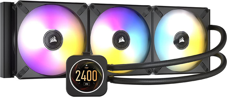 CORSAIR iCUE H170i ELITE LCD 140mm Fans 420mm Radiator Liquid CPU Cooler