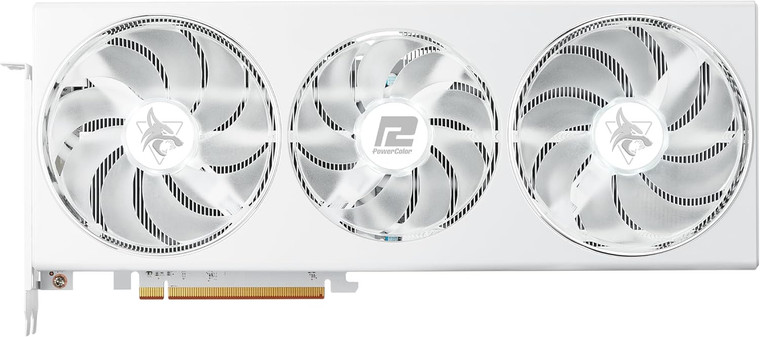 PowerColor Radeon RX 7800 XT 16GB HellHound Spectral White GDDR6 Video Card GPU