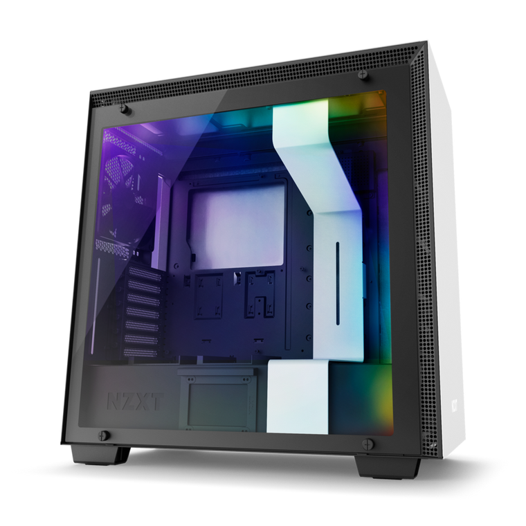 NZXT H700i White RGB ATX Mid Mid Tower Case Tempered Glass Desktop Computer Case Reconditioned