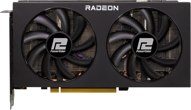 PowerColor Radeon RX 7600 XT 16GB Fighter GDDR6 Video Graphics Card GPU PowerColor Radeon RX 7600 XT 16GB Fighter GDDR6 Video Graphics Card GPU