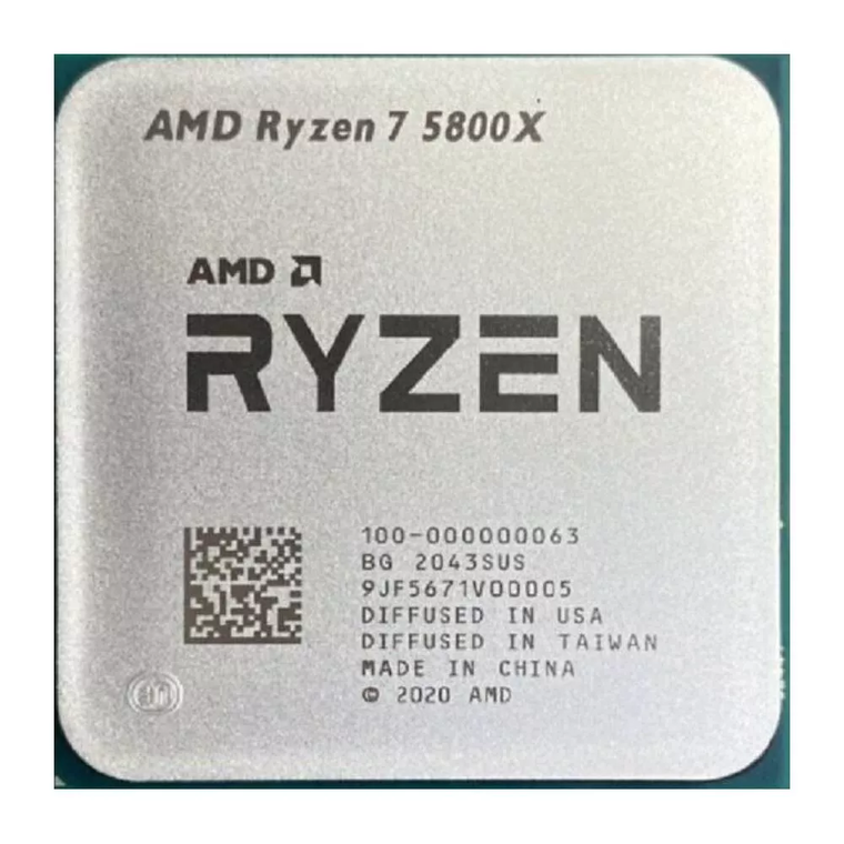 AMD Ryzen 7 5800X Processor 8 core 3.8 GHz Processor CPU