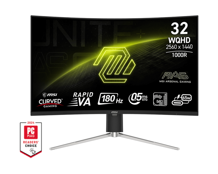 MSI MAG 325CQRF QD E2 31.5" 1ms 2560 x 1440 (WQHD) 180Hz Gaming Monitor