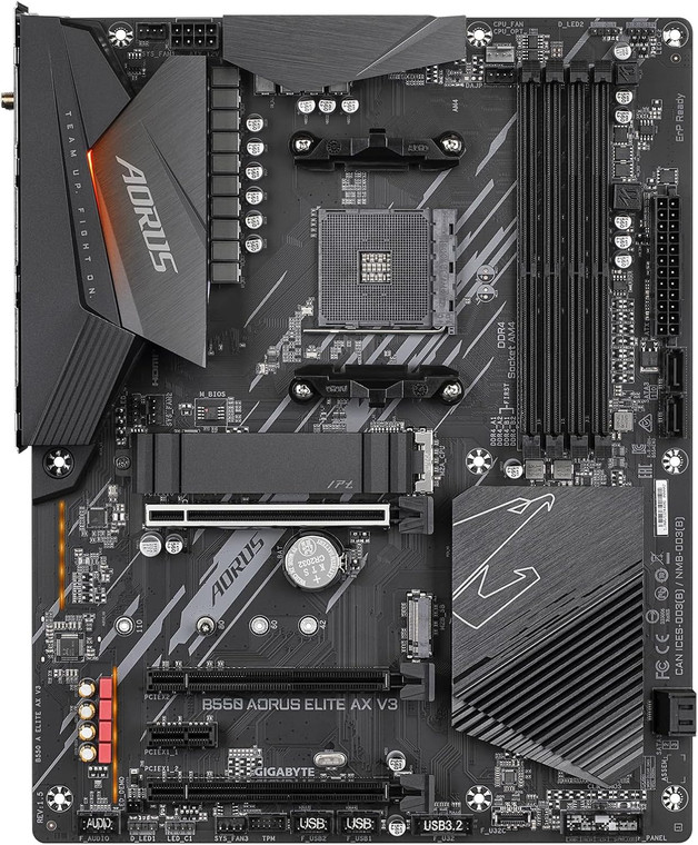 Gigabyte B550 A ELITE AX V3 AMD AM4 ATX Desktop Motherboard