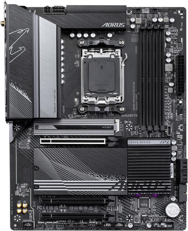 GIGABYTE B650 AORUS Elite AX V2 AMD AM5 DDR5 Desktop Motherboard