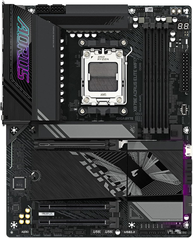 Gigabyte X870E AORUS ELITE WIFI7 AMD AM5 ATX Desktop Motherboard