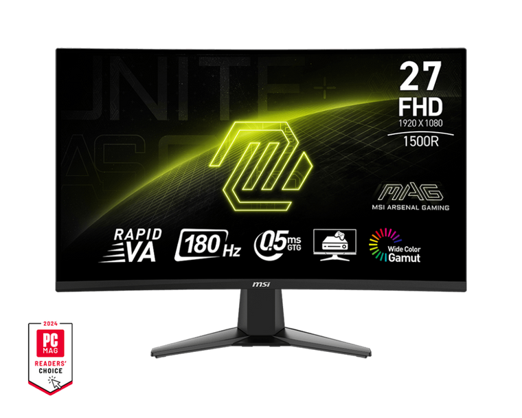 MSI MAG 27C6F 27" .5ms 1920 x 1080 (FHD) 180Hz Curved Gaming Monitor