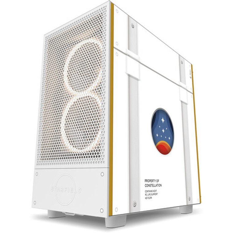 NZXT H5 Flow CC-H51FW-SF-FS Starfield Edition White ATX Mid Tower Computer Case
