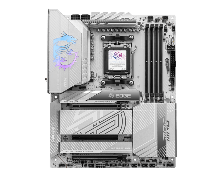 MSI MPG X870E Edge TI WiFi AMD AM5 DDR5 ATX Desktop Motherboard