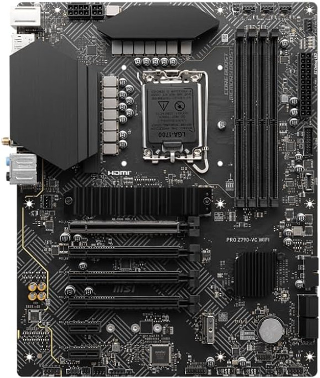 MSI PRO Z790-VC WIFI 7 Intel LGA 1700 DDR5 ATX Desktop Motherboard