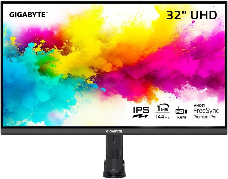 GIGABYTE M32U-AE Arm Edition 32" 144Hz 2160P UHD-KVM Gaming Monitor