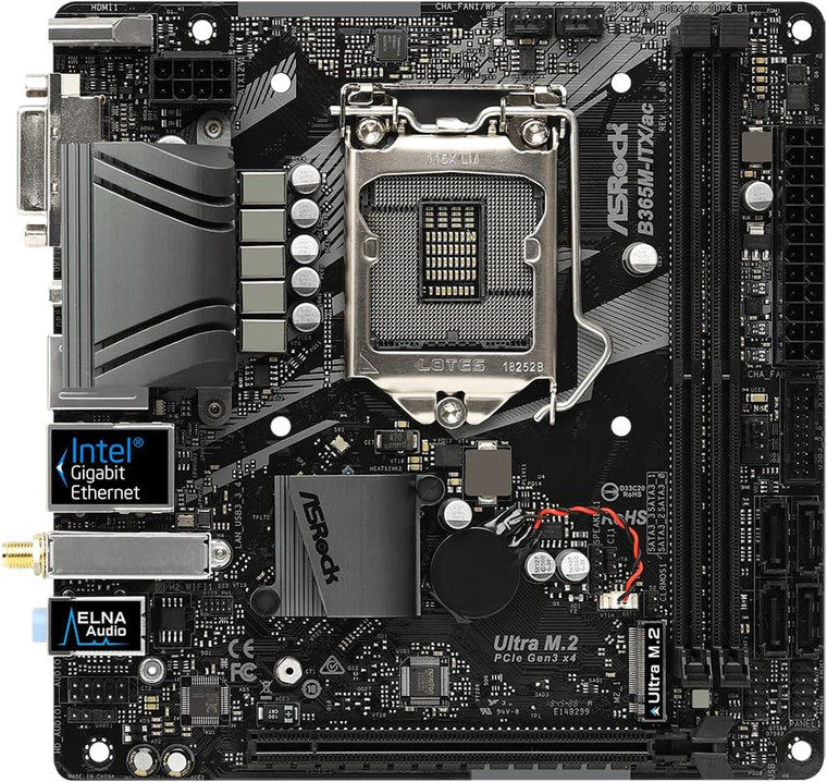 ASRock B365M-ITX AC Intel LGA 1151 Mini-ITX DDR4 Desktop Motherboard