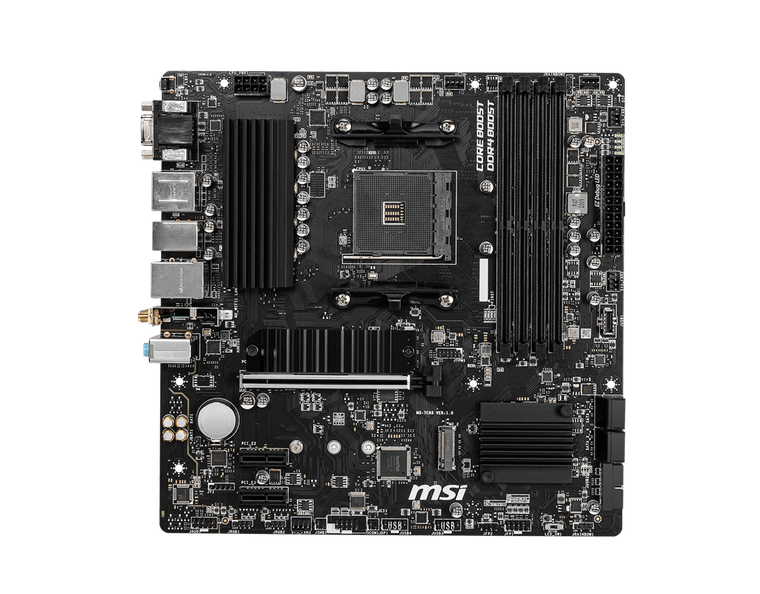 MSI B550M PRO-VDH WIFI AMD Socket B550 AM4 MicroATX M.2 Desktop Motherboard A MSI B550M PRO-VDH WIFI AMD Socket B550 AM4 MicroATX M.2 Desktop Motherboard A