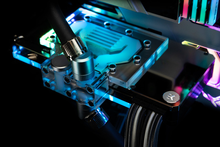 EK-Quantum Vector RE RTX 3080/3090 Active Backplate D-RGB - Plexi