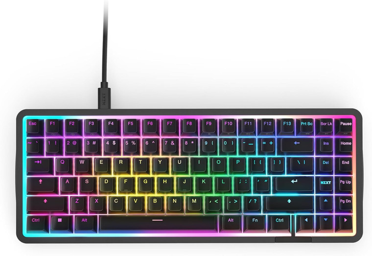 NZXT Function Elite MiniTKL Gaming Mechinical Keyboard Black