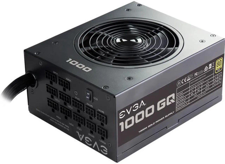 EVGA 1000W 80+ Gold GQ Semi-Modular Power Supply PSU