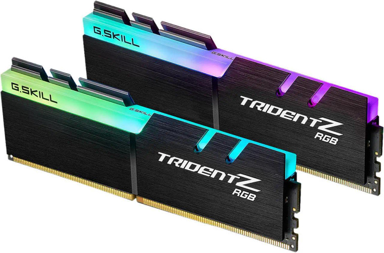 G.Skill TridentZ RGB 32GB Kit (2x16GB) DDR4 3200MHz CL16 F4-3200C16Q-64GTZR RAM