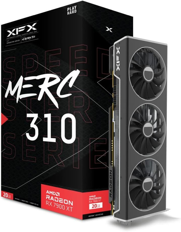 XFX Speedster MERC310 AMD Radeon RX 7900XT 20GB GDDR6 Gaming Video Graphics Card
