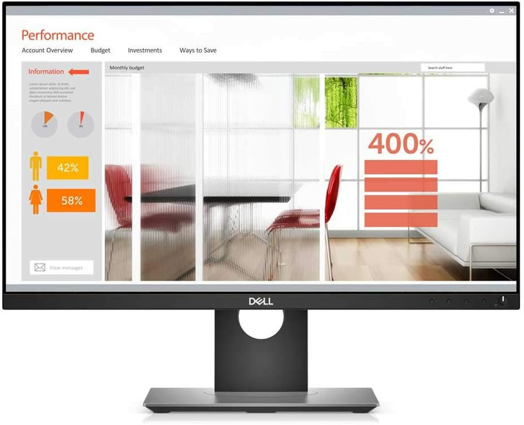 Dell P2418D 23.8" 16:9 IPS Monitor 2560 x 1440 Computer Monitor