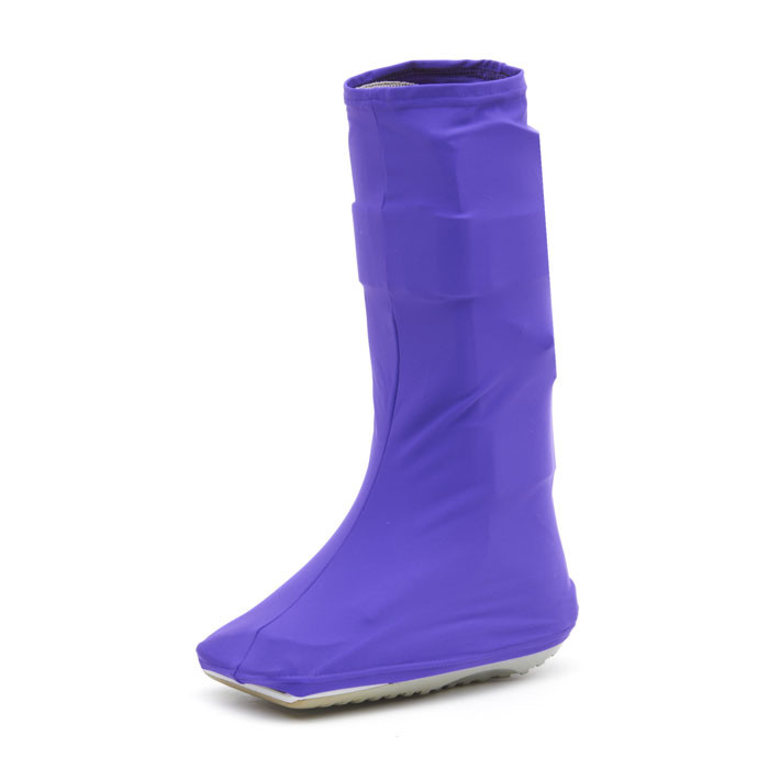 purple boot covers