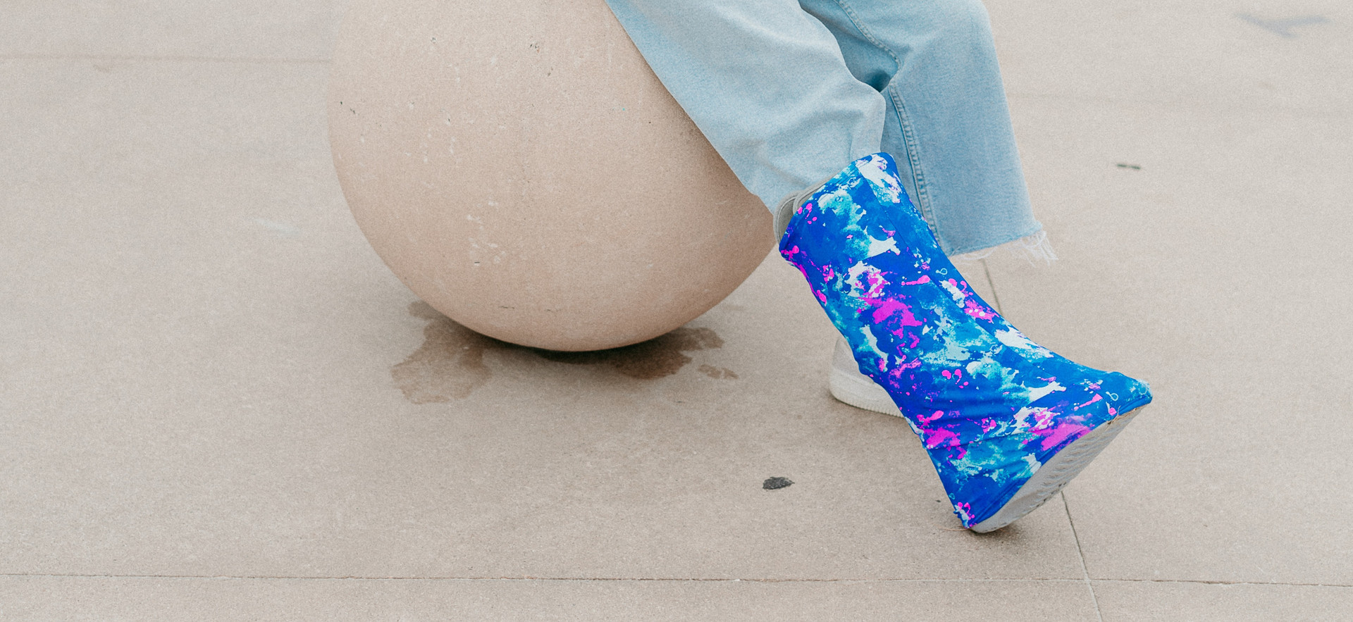 Fashionable Orthotic Walking Boot Covers