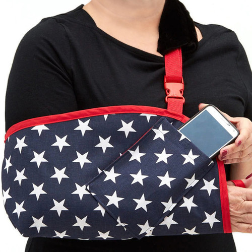 Show off your patriotism with Stars (shown with optional Red Trim)! 