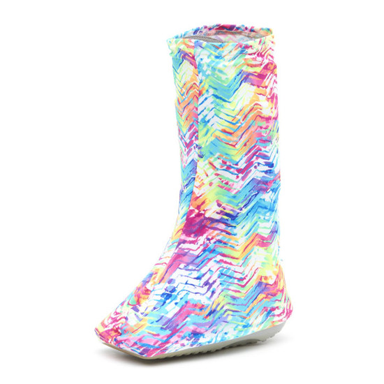 NEON Tracks is a GREAT name! Bright neon colors of blues, rose, pink, yellow, orange, ... track around this Bootz! and is sure to start conversations!