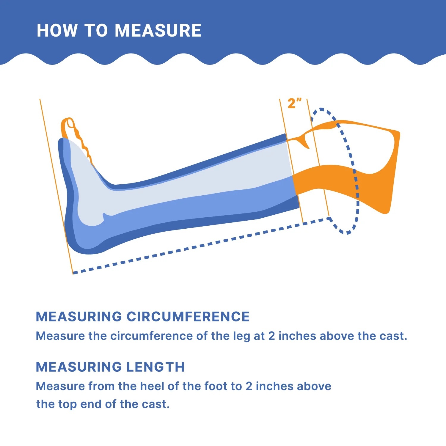 drypro lite leg sizing chart 