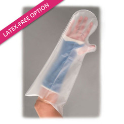 LATEX-FREE OPTION: AquaShield USA Watertight Cast Protector for Arms