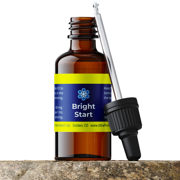 Ultra Premium CBD Daily Dose Quiet Mind product bottle Ultra Premium CBD Daily Dose Quiet Mind product bottle