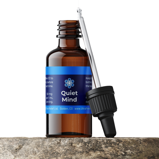 Ultra Premium CBD Daily Dose Quiet Mind product bottle
