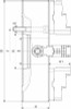 TMX 20 4 Jaw Independent Manual Chuck A2-8 Mount 3-856-2018P