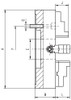 Bison 12 4 Jaw Independent Manual Chuck A2-6 Mount 7-851-1226