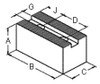 1.5mm x 60° Soft Top Jaws for 6" Power Chuck, Flat, Steel, PK3, KT 6150F