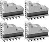 Bison Hard Solid ID Master Jaws for 6 Scroll Chuck, 4pc, 7-881-406