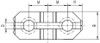 Bison Hard Top Jaws for 8 Independent Chuck, 4pc, 7-890-207