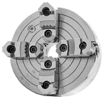 Bison 8 4 Jaw Independent Manual Lathe Chuck D1-4 Spindle Mount 7-857-0834F