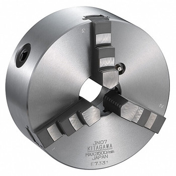 Kitagawa 9 3 Jaw Self Centering Manual Chuck Plain Back Mount JN-09 Kitagawa 9 3 Jaw Self Centering Manual Chuck Plain Back Mount JN-09
