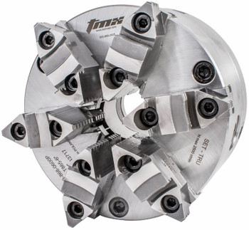 TMX 10" 6 Jaw Self Centering Manual Chuck Set Tru Plain Back 3-868-1000P TMX 10" 6 Jaw Self Centering Manual Chuck Set Tru Plain Back 3-868-1000P