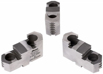 TMX Hard Top Jaws for 8 3 Jaw Scroll Chuck, 3 Piece Set, 3-883-308P TMX Hard Top Jaws for 8 3 Jaw Scroll Chuck, 3 Piece Set, 3-883-308P