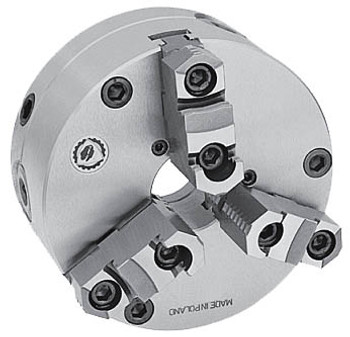 Bison 8" 3 Jaw Self Centering Manual Chuck Set Tru Plain Back 7-866-0800 Bison 8" 3 Jaw Self Centering Manual Chuck Set Tru Plain Back 7-866-0800