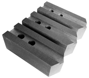 1.5mm x 60° Soft Top Jaws for 8 Power Chuck, Pointed, Steel, PK3, KT 8400P