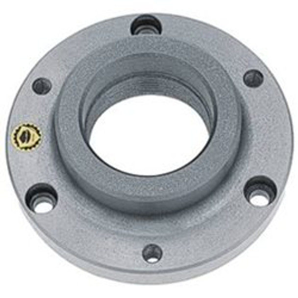 Bison Finished 1-1/8 - 12W Threaded Adapter Plate 7-922-045W for 4" Chucks