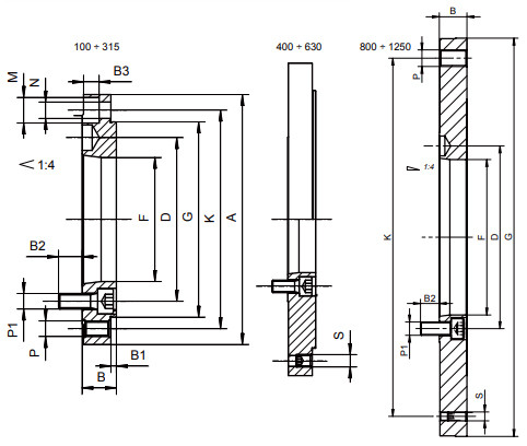 Bison Finished A1-15 Adapter Plate 7-873-2600 for 25 Chucks
