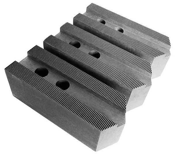 1.5mm x 60° Soft Top Jaws for 6 Power Chuck, Pointed, Steel, PK3, KT 6200P
